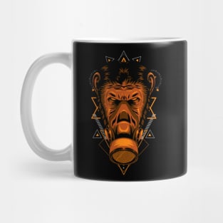 monkey cartoon lover Mug